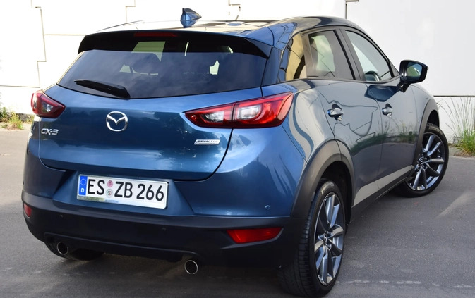 Mazda CX-3 cena 63900 przebieg: 102000, rok produkcji 2018 z Gniezno małe 92